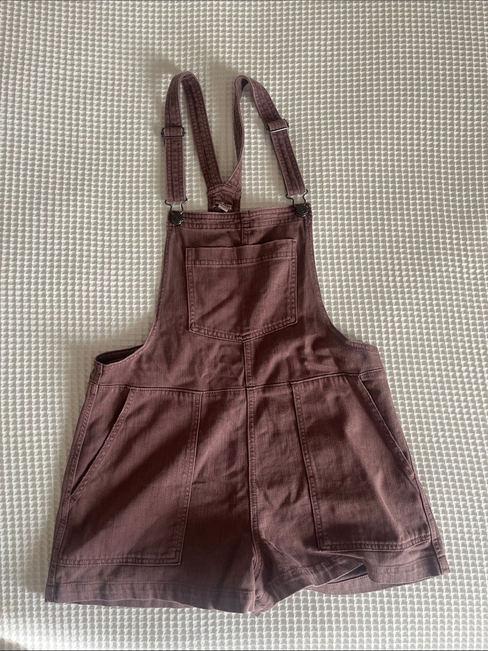 Aerie Women's Mauve Short Overalls